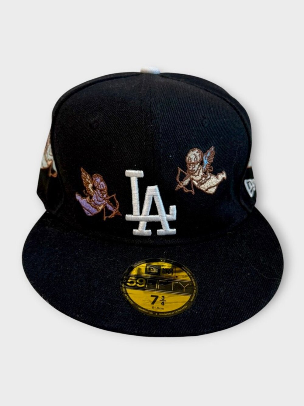 New Era Los Angeles Dodgers Cherubs 59FIFTY Fitted Hat Size 7 3/4